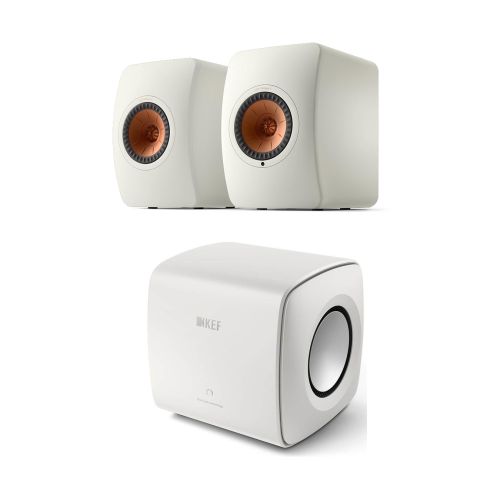 KEF LS50 Wireless II Bass Set Mineral White